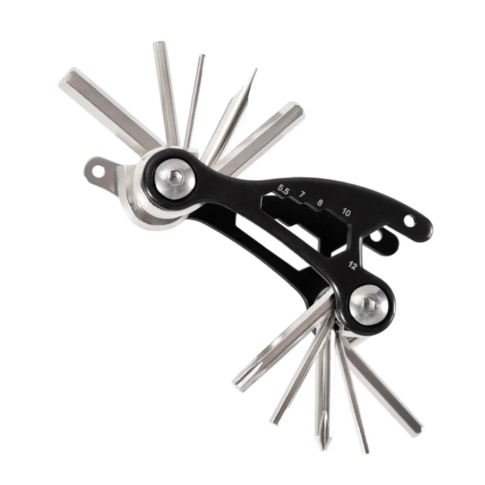 Multifunctional Mini Repair Pocket Folding Tool Lightweight for Riding Bike