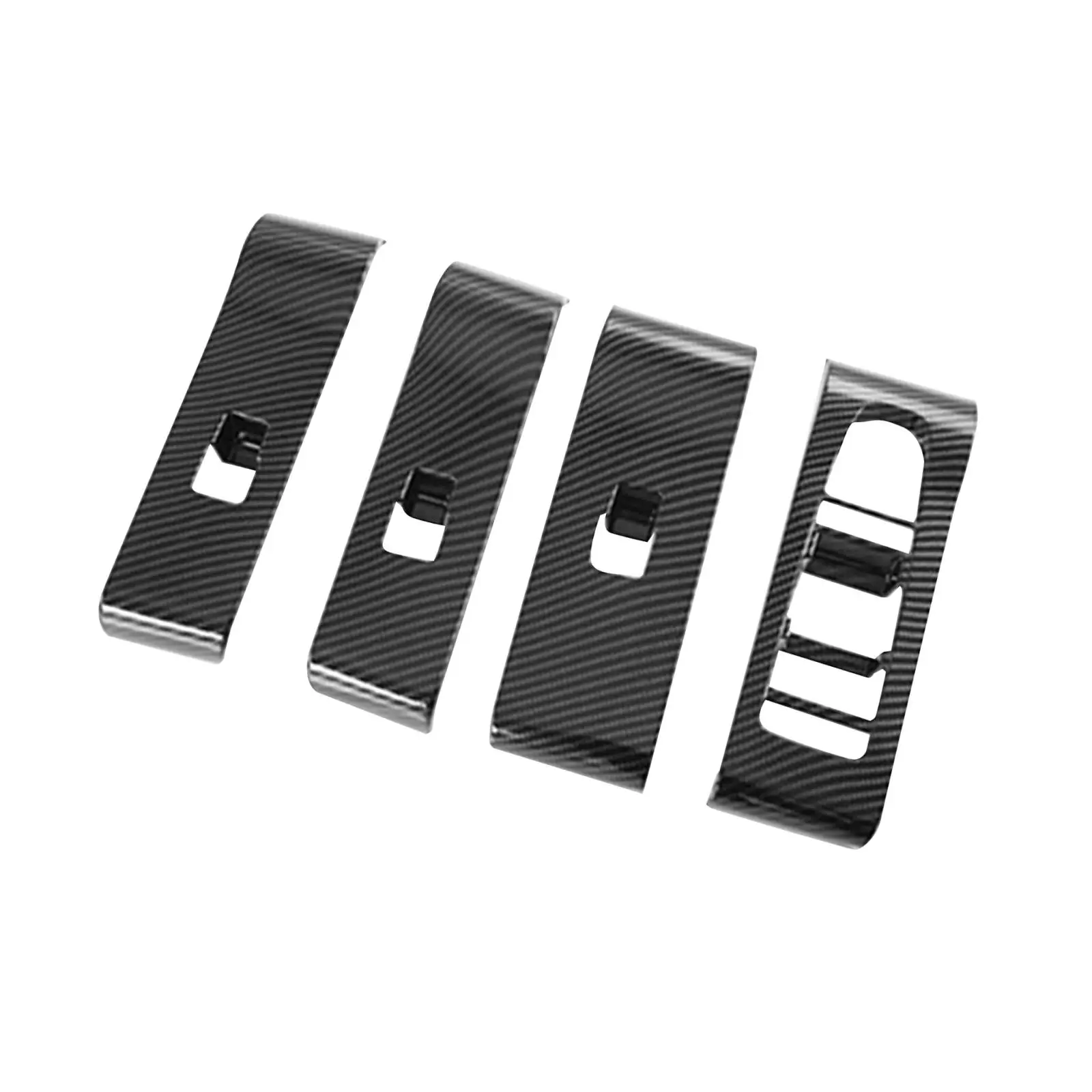 Window Switch Button Covers Sticker Interior Accessories ABS Modification