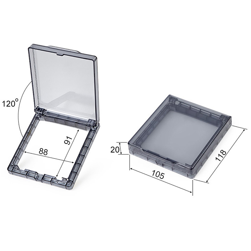 Description Picture 6 of item86 Type Self-Adhesive Thicken Wall Socket Waterproof Box Electric Plug Cover Bathroom Wall Switch Protection Cover Socket Splash