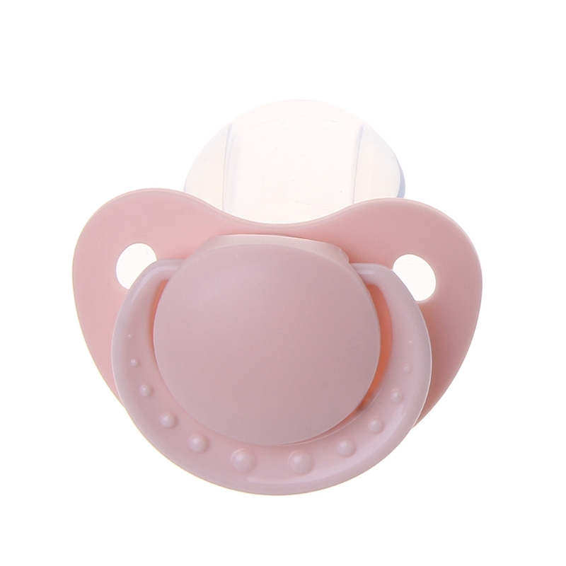 Beruhigende Schnuller puppe in Erwachsenen größe für erwachsene Babys großer Griffs child für erwachsene Babys großer Griff rosa blau beige – Detail 1