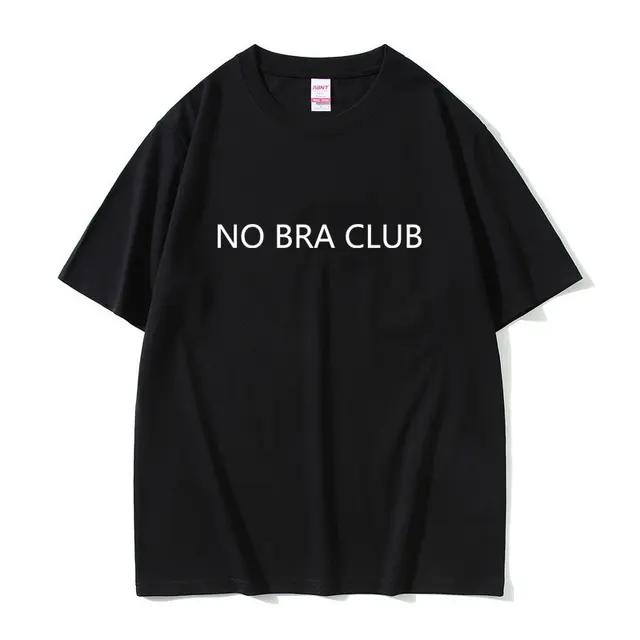 no bra t-shirt  no bra club with free shipping on AliExpress