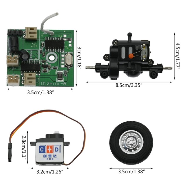 Wpl D-12 d12 d16 rc auto ersatzteile modifiziert metall radnabe drift kahle  reifen - AliExpress