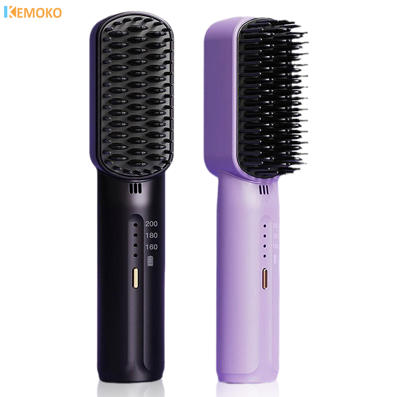 Best of Electric Hair Straightener Combs Brush Hot Comb Professional Negative Ion Straightening Comb Anti-Scald 3-minute Hair Salon Reviews & Tips