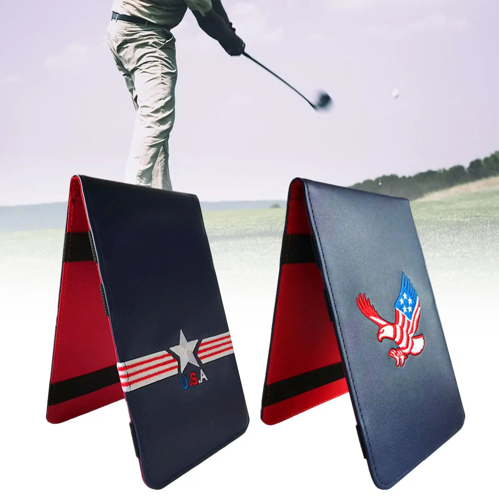 Golf Performance Scorecard Holder, Portable, Versatile, Five Elastic Bands