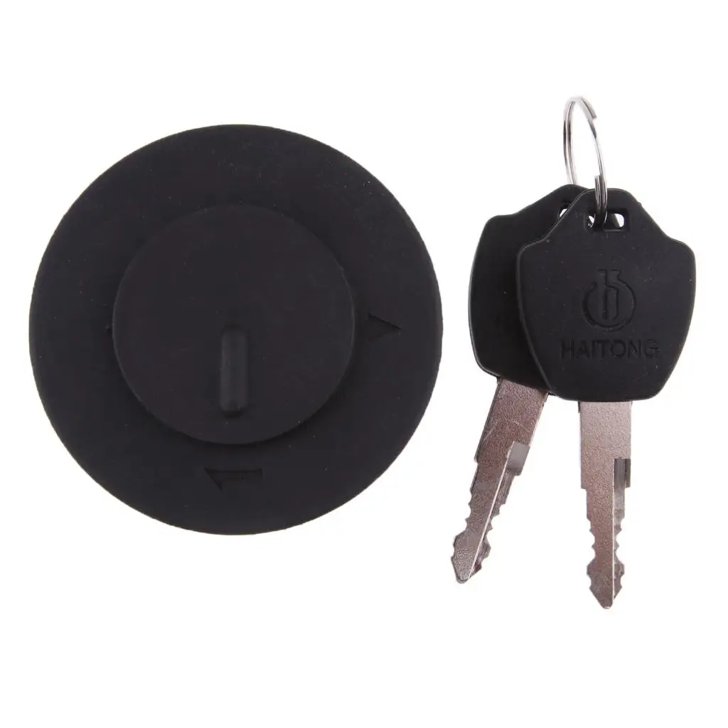 2X Iron Fuel Gas Tank   Cover with Keys for Scooter B08 B09 Lance Charming