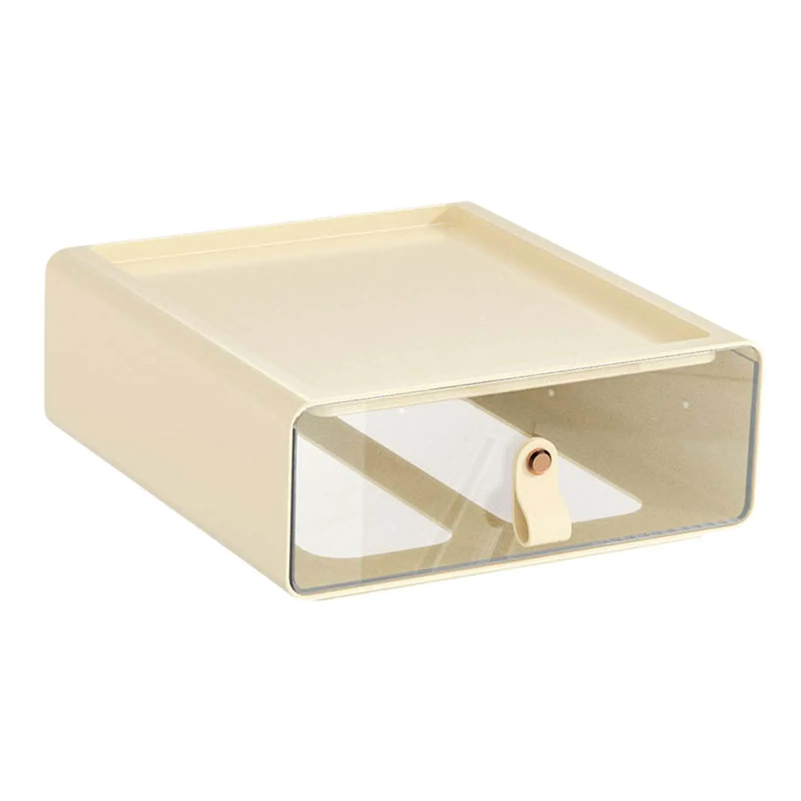 Desktop Storage Box Organizer Countertop Space Saving Accessory Jewelry Case Cosmetics Storage Box for Bathroom Daily Use Office