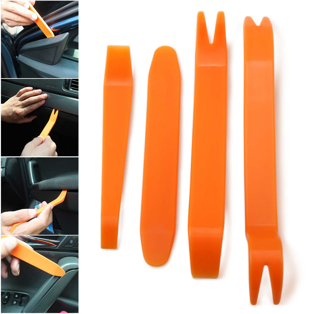 Neue 4 stücke Auto Auto Radio Panel Tür Clip Trim Dash Für Volkswagen VW POLO cc Tiguan Passat B5 B6 B7 Golf MK6 Jetta MK5 MK6 – Detail 1