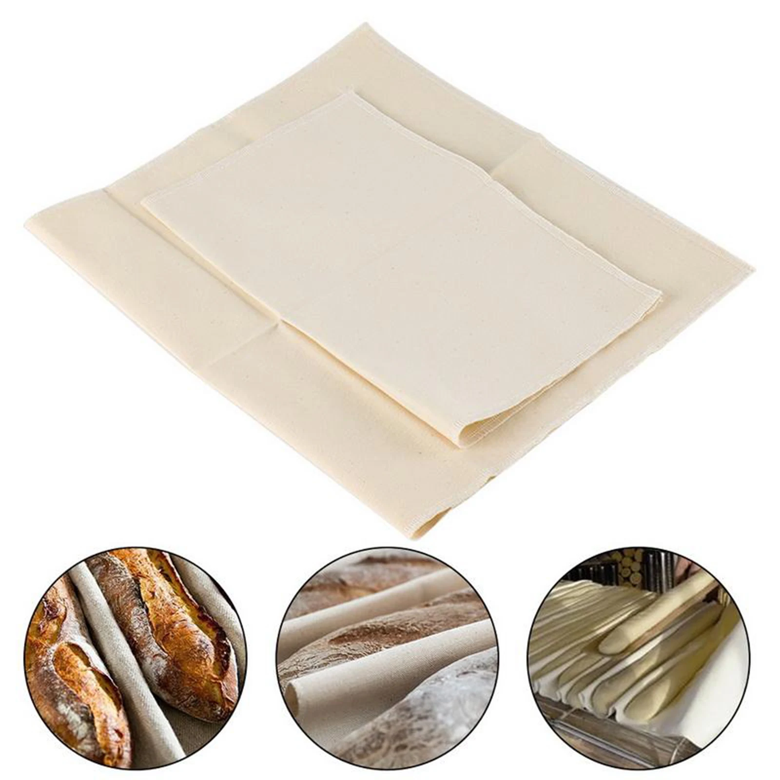 Baker Dough Couche Bread Proofing Couche Fermented Cloth  Baking Mat