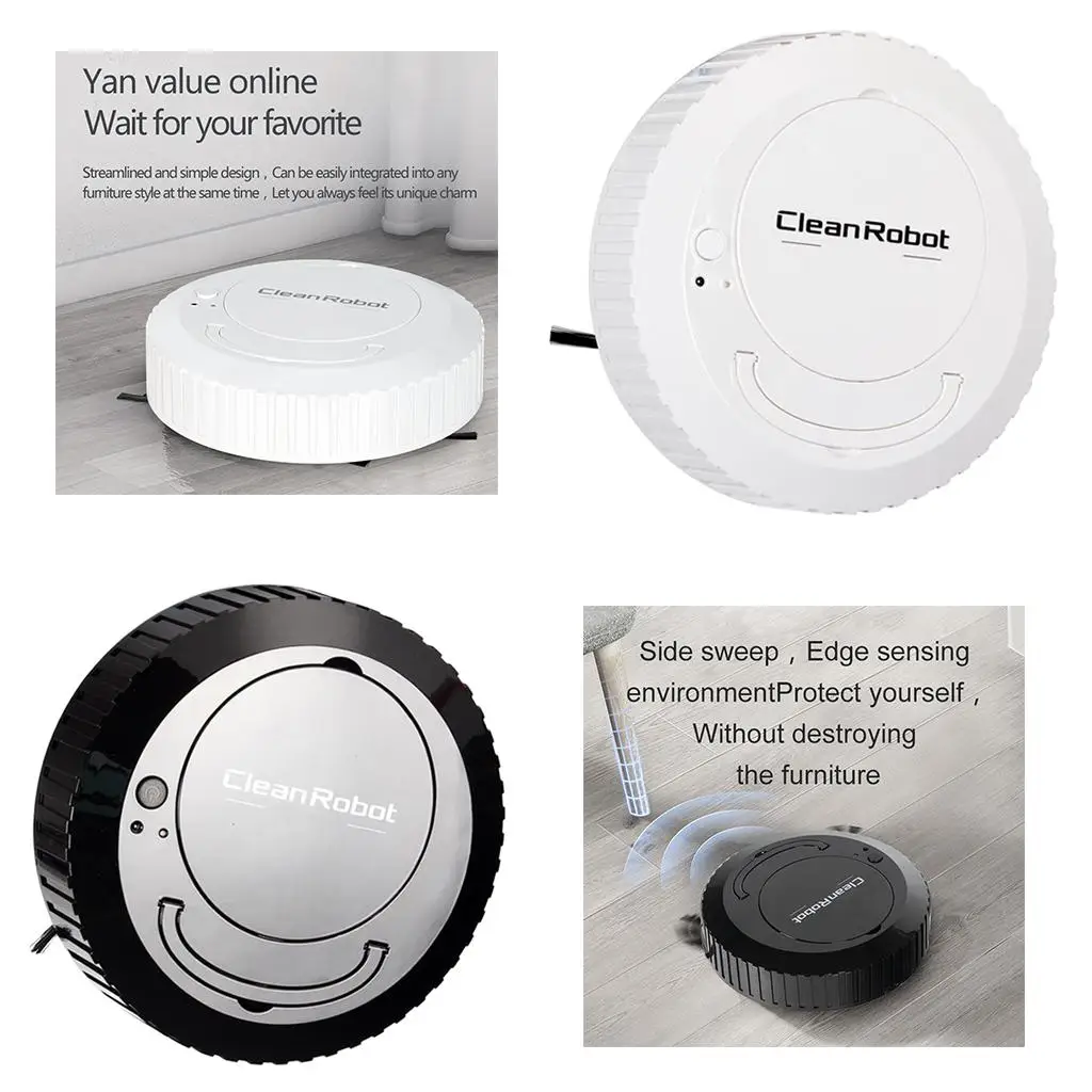 Powerful Robot Vacuum Cleaner -Thin 400ML Large , Self-Charging Robotic Vacuum Cleaner,  Hairs and Carpets