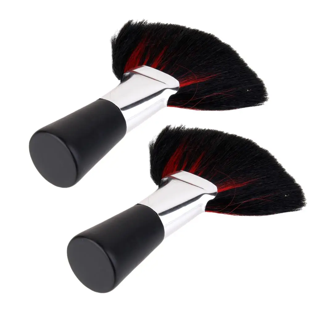 2x Pro Hairdressing Stylist Barbers Salon Hair Cutting Neck Duster Clean Brush