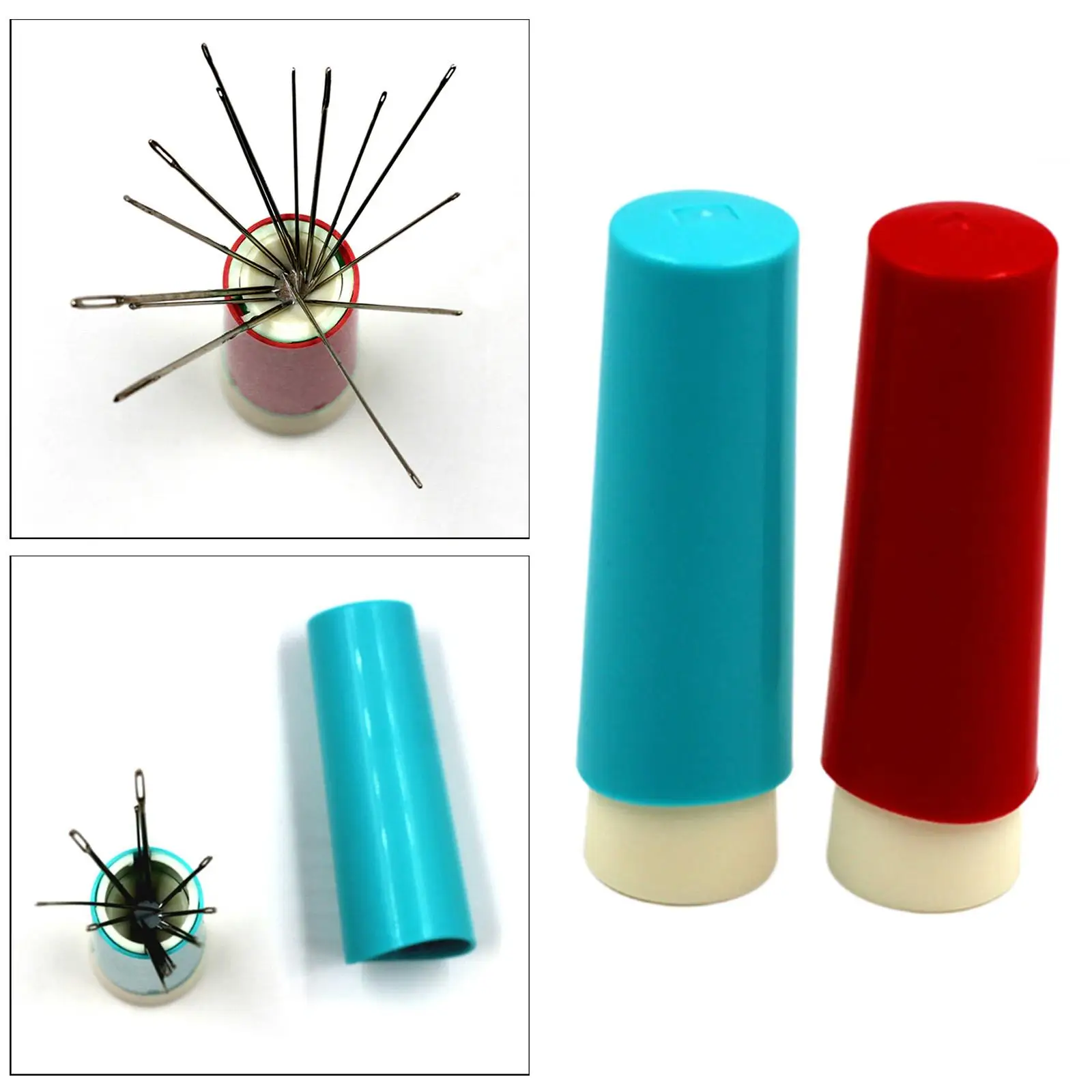 Sewing Lipstick Needles Storage Case Plastic Sewing Tools  Organiser