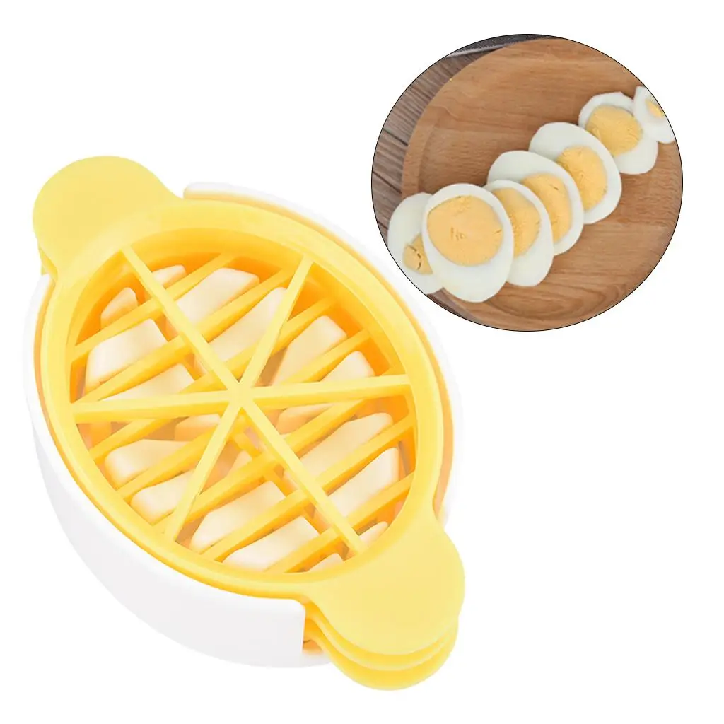 Egg Multifunctional Oval Slicing Durable Cutting Plastic Food Accessories Cutter for Cooking restaurant house Preserved Egg