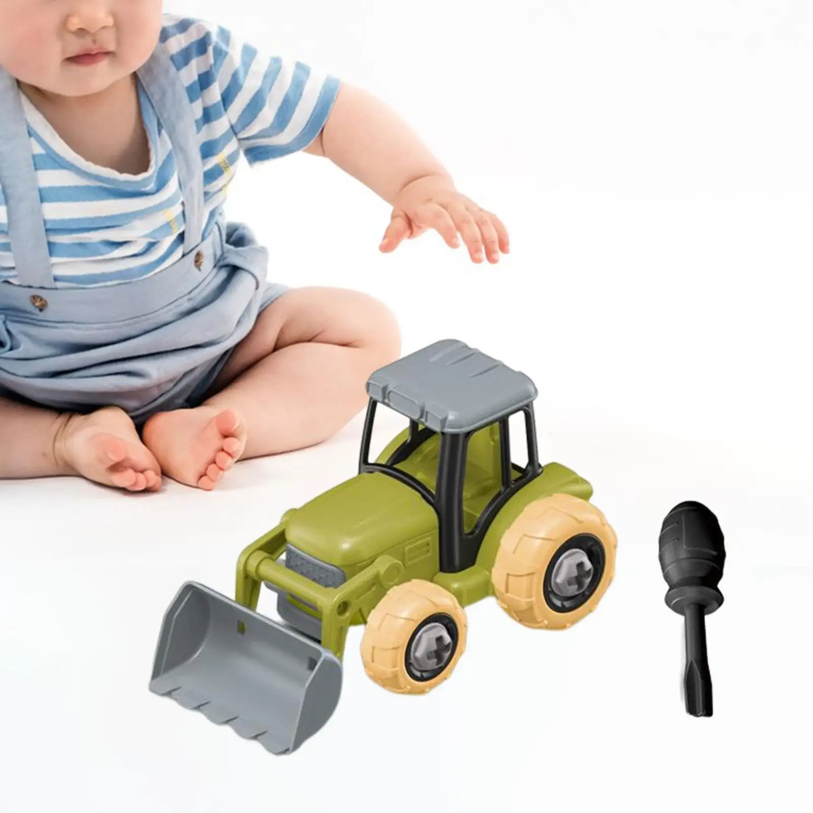 Take Apart Toy Excavator Truck Hands on Ability DIY Assemble Toys W/ Screwdriver for Preschool 3 4 5 6 7 Year Old Birthday Gifts