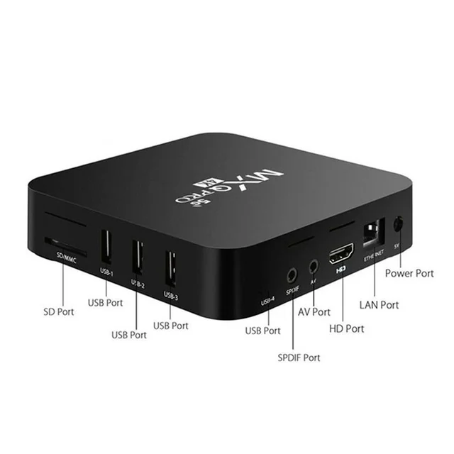 Tv Box 4gb +64gb Android Mxq Pro Smart Box 4k Ultra Hd Set Top Box For  Media Player Home Theater - Radio & Tv Broadcasting Equipment - AliExpress