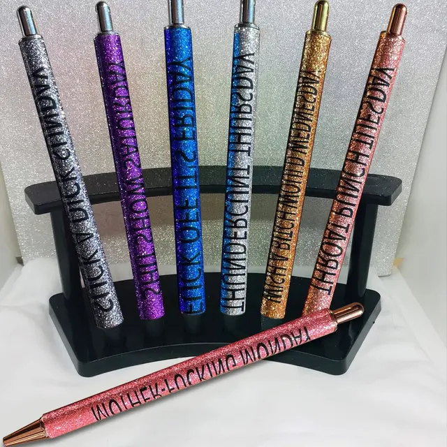Swear Word Pen Set, NSFW Funny Pens with Sayings for Adults in