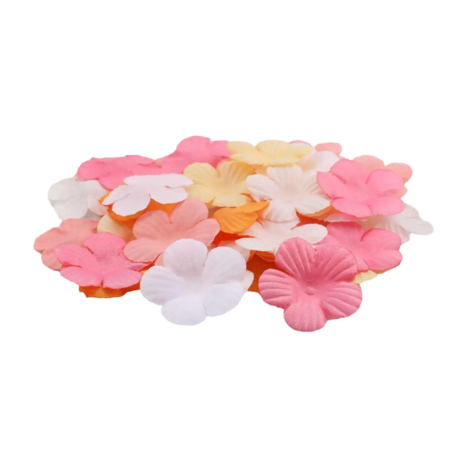 Cherry Blossom Petals Plum Blossom Mini Silk Petal for Crown Garland Accessory Centerpiece Proposal Bouquet Theme Party Backdrop