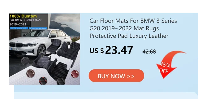 Car Mats Fit For BMW 3 Series G20 2019 2020 2021 2022 Anti-dirty Waterproof  Protective Pad Leather Car Trunk Mat Car Accessories - AliExpress