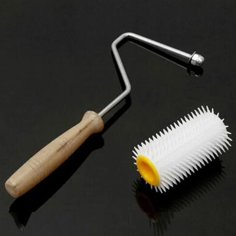 1PC Bee Honig Extrahieren Uncapping Nadel Roller Kunststoff Bienenzucht Kamm Werkzeuge Kit Home Garten Liefert – Detail 6