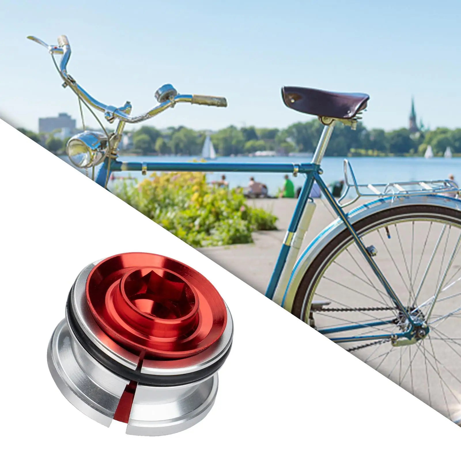 Road Bike Fork Steerer Headset Lightweight Nut Expansion Screw Expander Plug Compression Tube