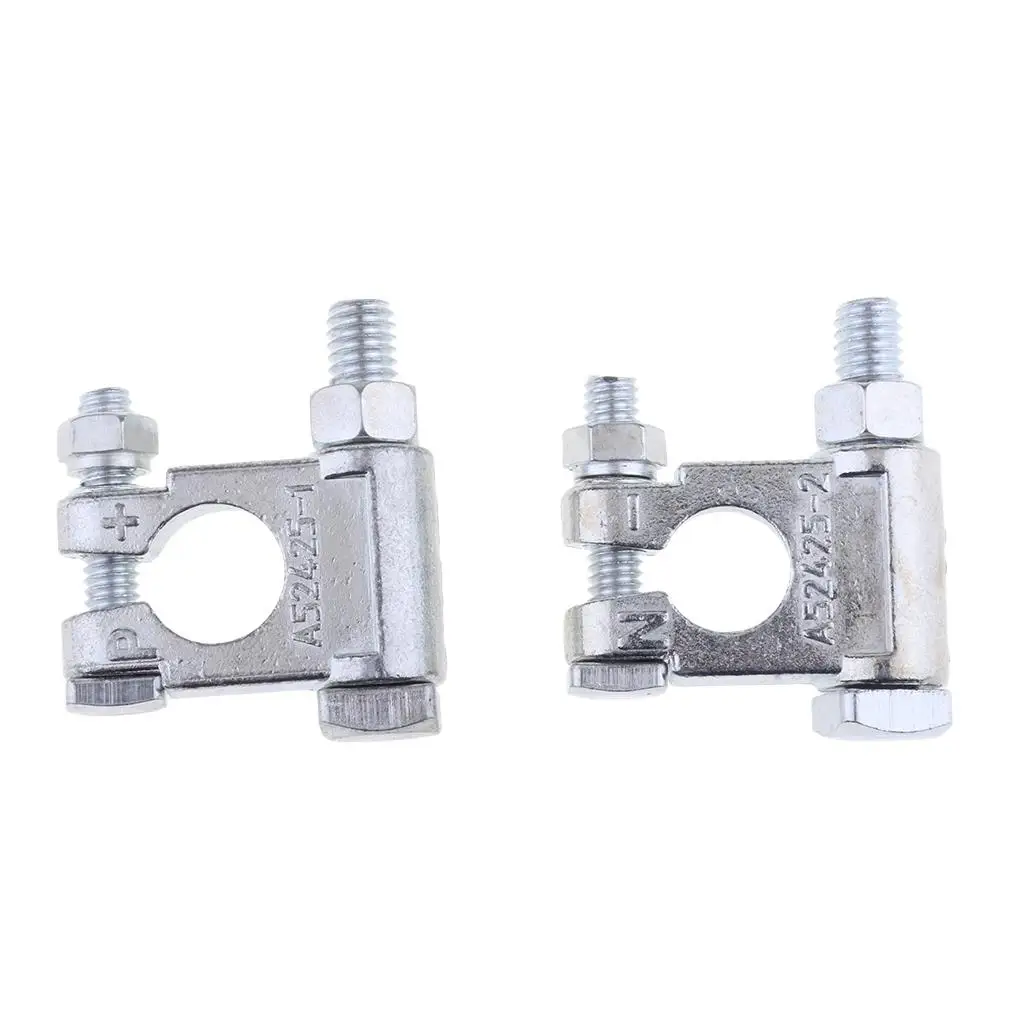 Battery Terminal Clamp Positive Negative Ms75004-2 A52425-2 2Pcs