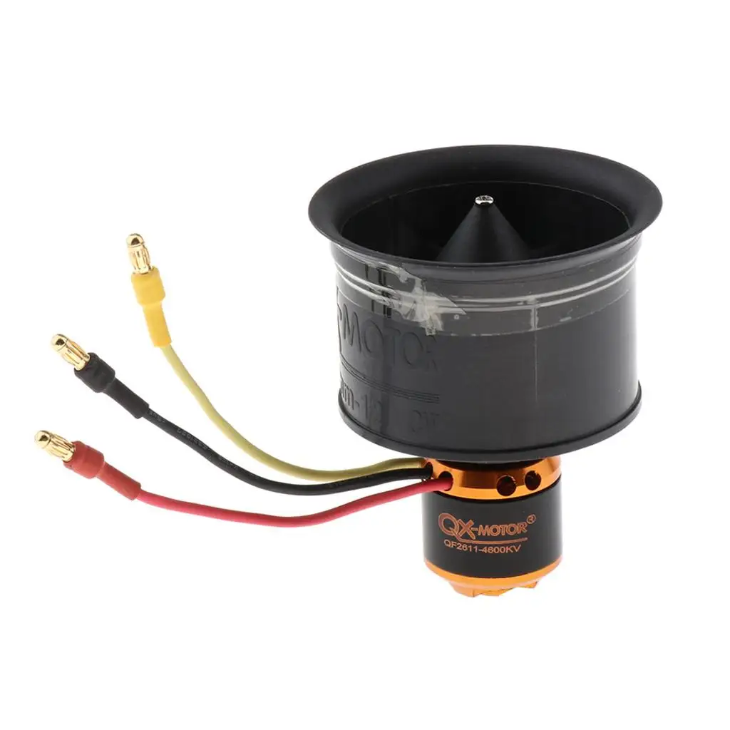 12 blade brushless motor 50mm duct fan QF2611 4600KV radio control parts all 2