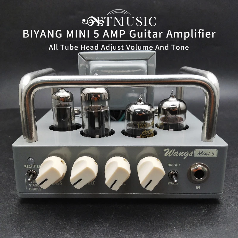 tonehøjde helvede Foresee Electric All Tube Guitar Amplifier Head Biyang Wangs Mini 5 Amp Head Adjust  Volume And Tone - Guitar Parts & Accessories - AliExpress