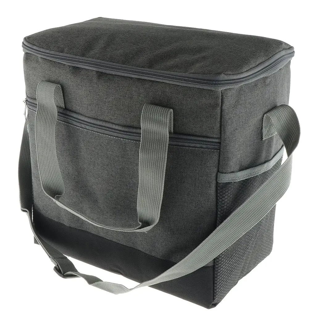 Large Soft Cooler Bag Insulated Lunch Box Bag Picnic Cooler Tote Zipper