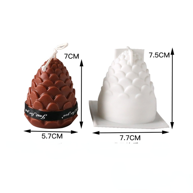 Silicone mold, Mini Pine cone, 19 pcs., Modeling tools of сhristmas  decorations, for home decor