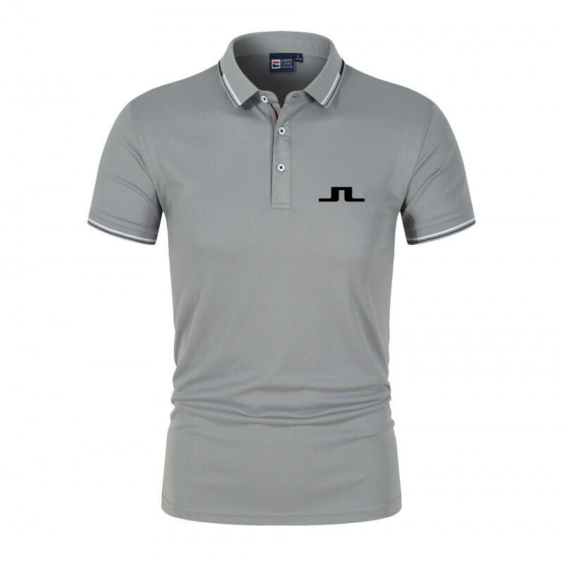 för sommar Quick Dry Andas pikétröja Mode kortärmade toppar J Lindeberg Golf Shirt Herr T-shirt_voghion.com