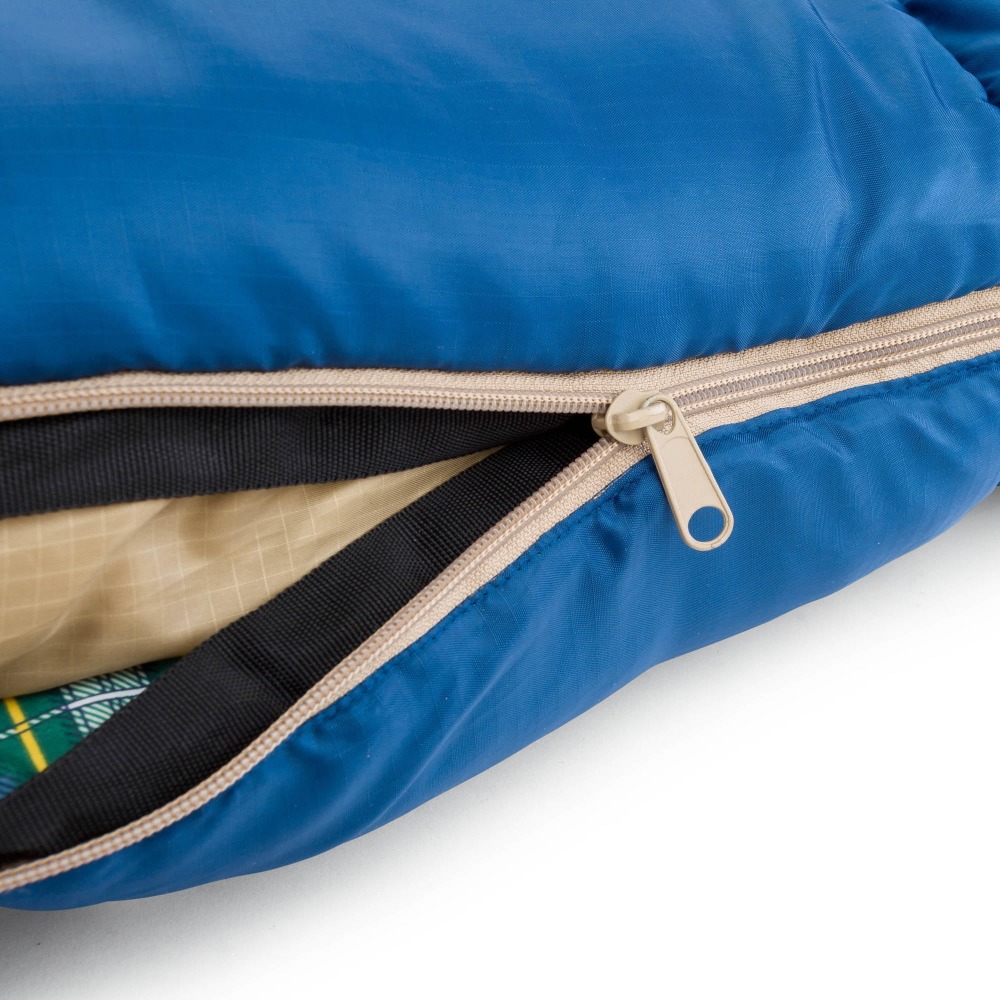 ExtraLarge Sleeping Bag Rectangular with Detachable Hood Camping