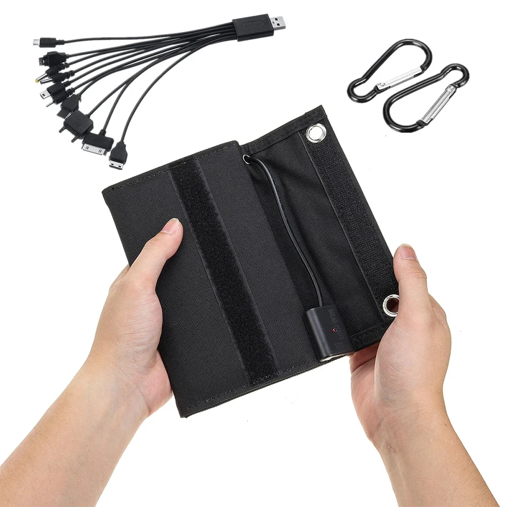 Description Picture 5 of itemUSB Waterproof Outdoor 600W 5V Solar Panel Power Bank, Suitable for Travel and Camping Solar Phone Charger System Hot Selling