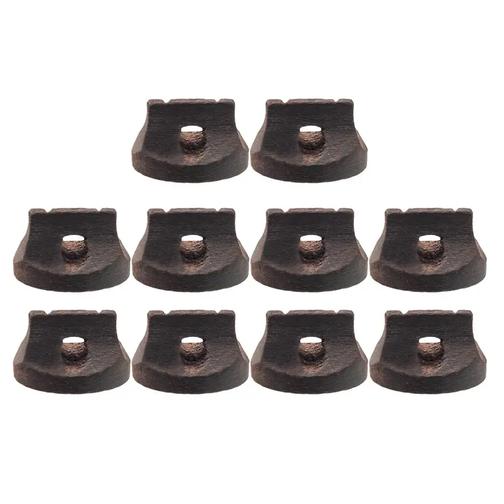 10Pcs Chinese Fiddle Erhus Wooden Bridge Adjustment String Instrument Part