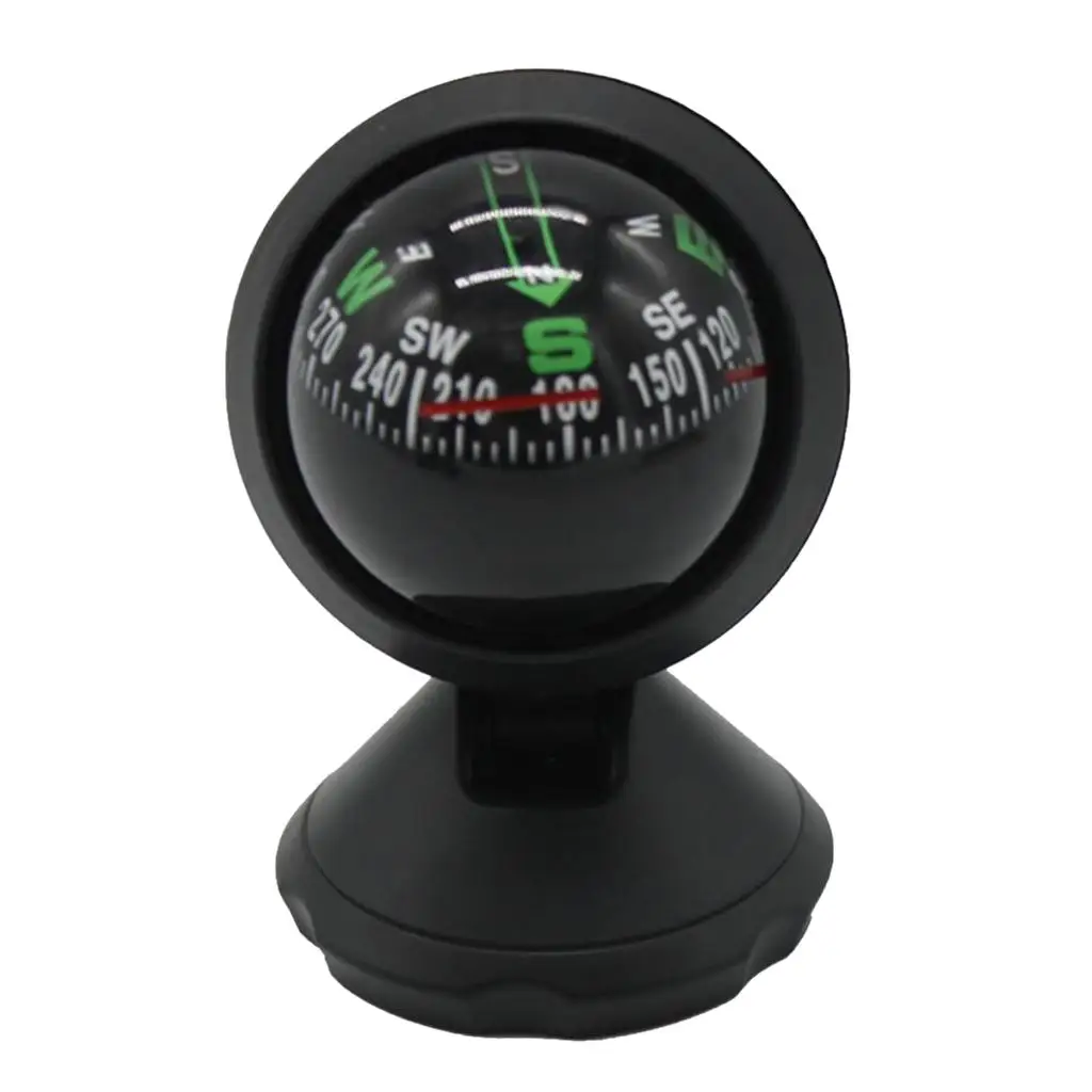 2x Ball Compass with Degree Display Self-, Mountable for Vehicles