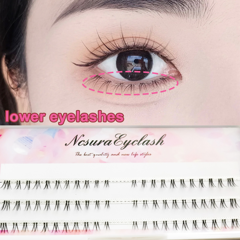 Best of Air Lower Eyelashes Natural Beginner Lashes Individual Professional Makeup Natural Handmade Comic False Eyelashes Extension Reviews & Tips