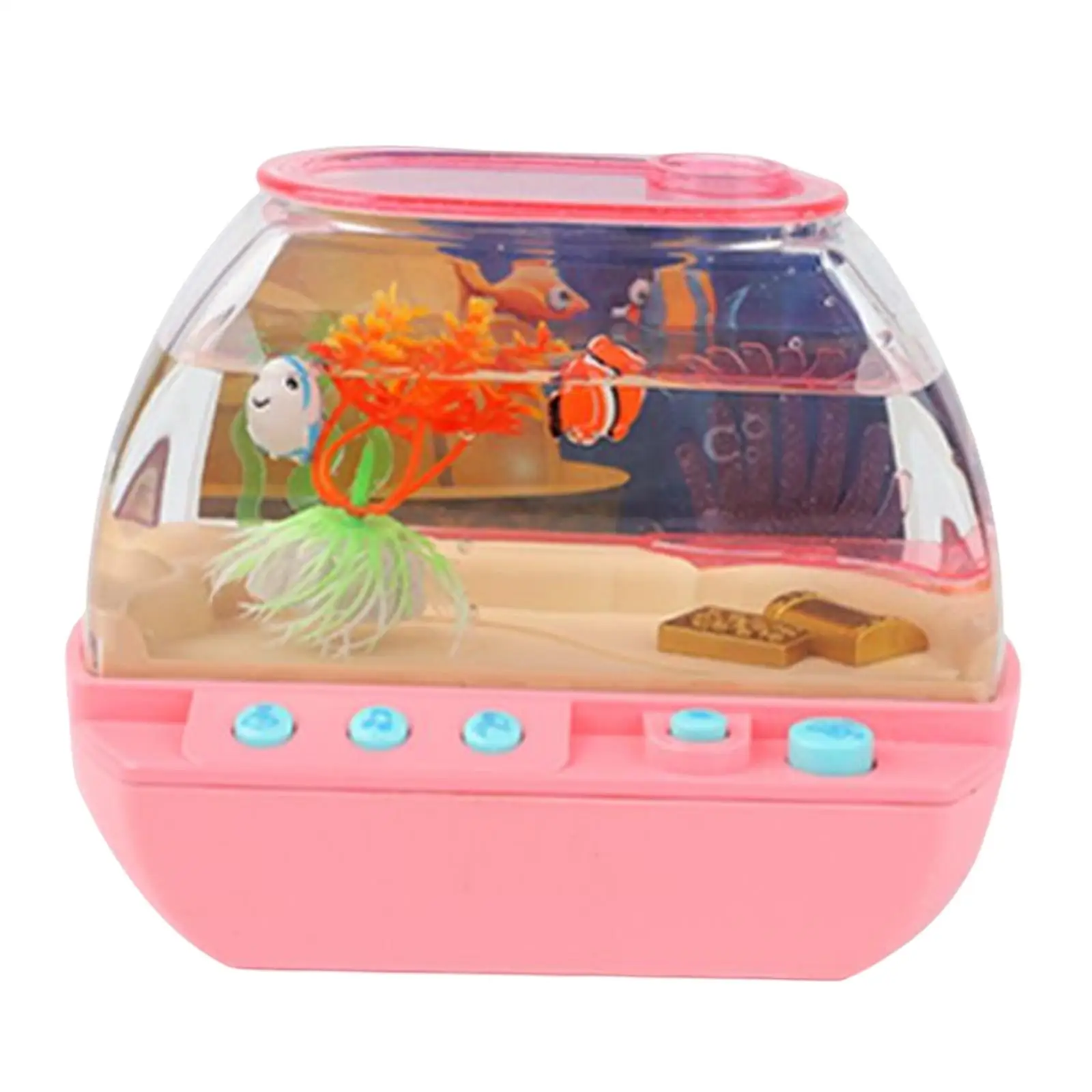 Fish Tank Decoration Toys Accessory Mini Ocean for Desktop Home