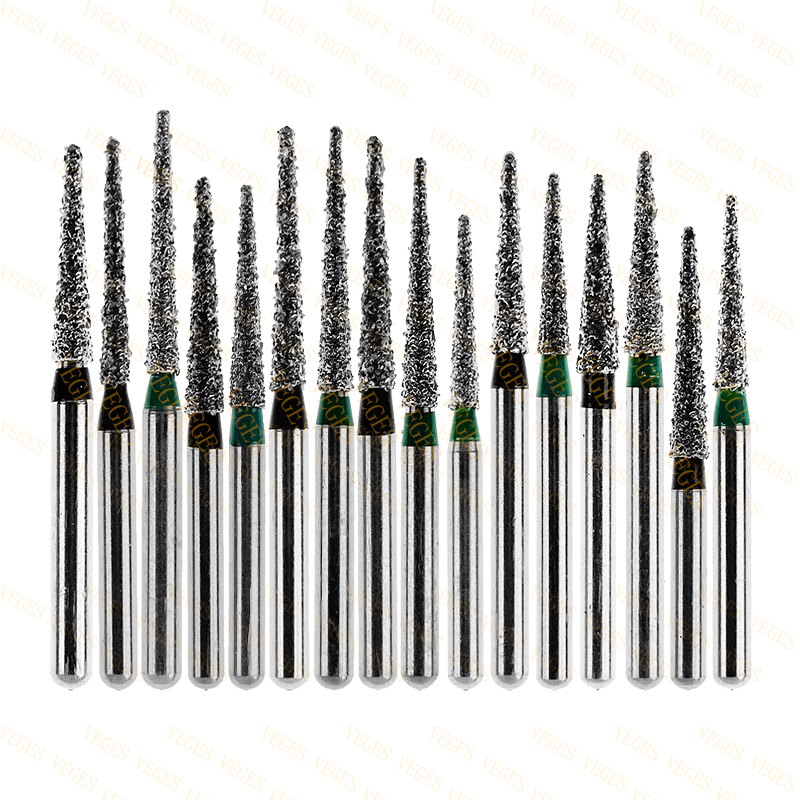 Best of TC Type 10pcs Dental Diamond Burs Drill Coarse Extra Coarse For High Speed Handpiece Polishing Tools FG 1.6MM Reviews & Tips