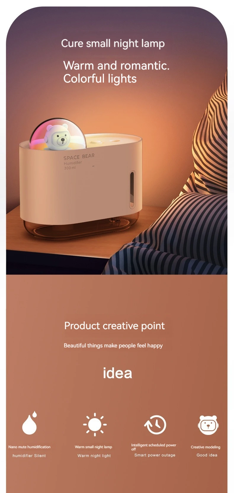 Title 11, New cute pet air spray humidifier USB mini spa...