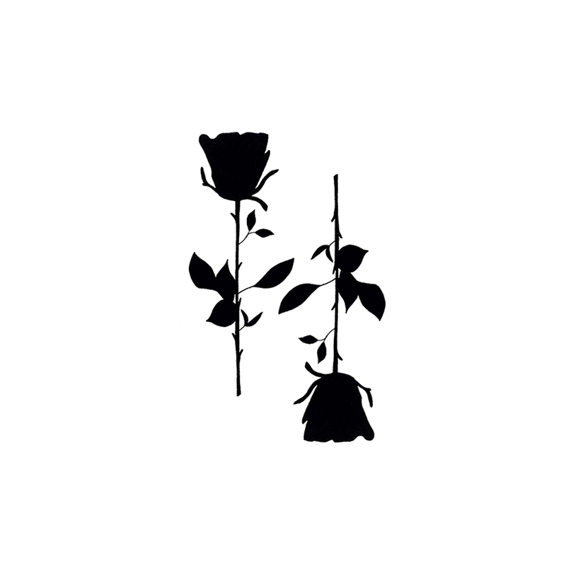 Best of Waterproof Temporary Tattoo Sticker Black Sexy Rose Flower Fake Tattoos Flash Tatoo Arm Hand Chest Neck Body Art For Women Men Reviews & Tips