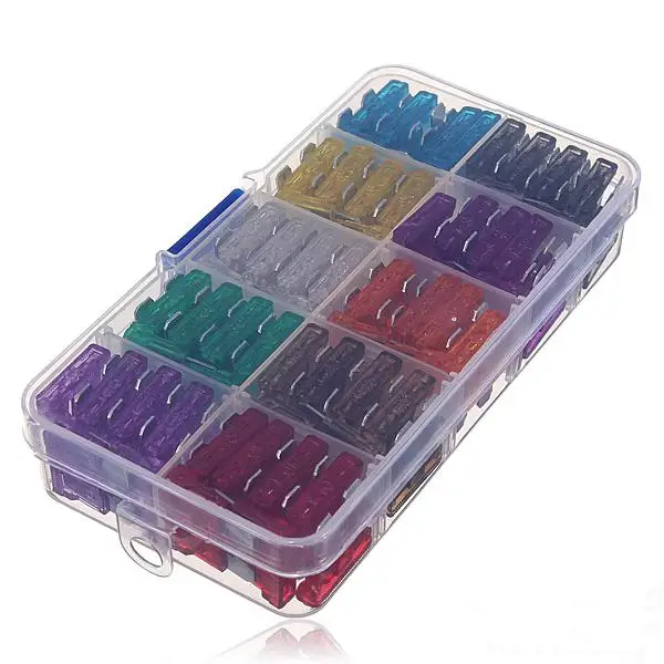 100pcs Automatic Car Standard Fuse 2A-35A Assortment Electronic Parts