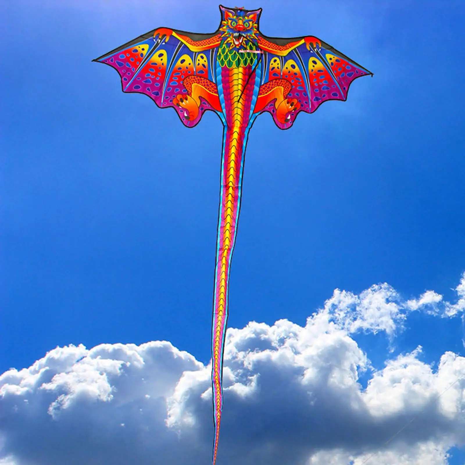 3D Dragon Kite for Kids  Games and Activities Toy, Single Line  Enjoy   Trips Toys Huge Wing 