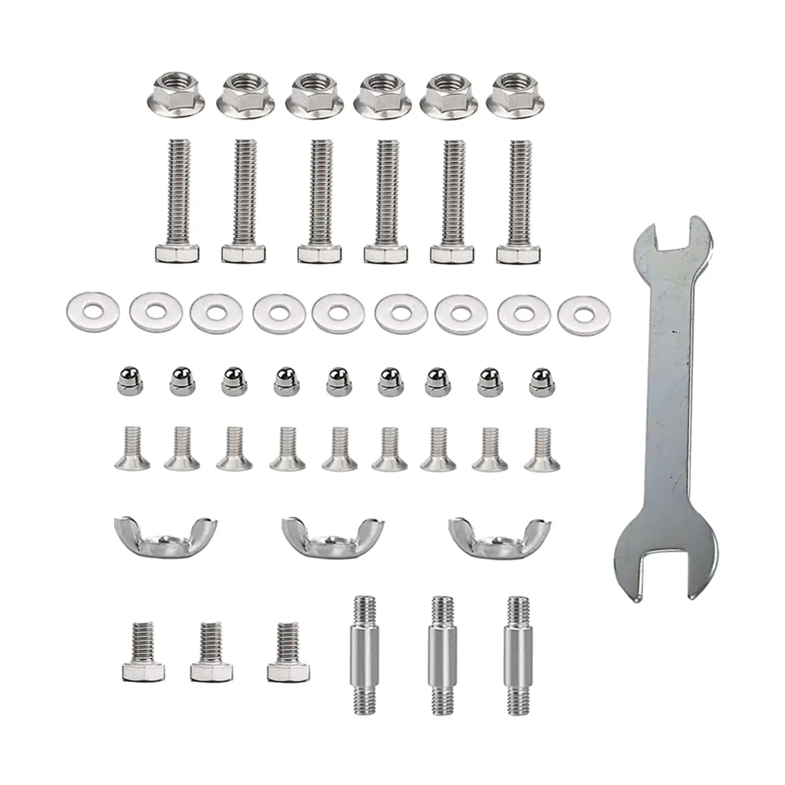 Garden Outdoor Patio Heater Hardware Sturdy Simple to Install Replaces Parts Screws Bolts Nuts Kit Assembly Kit Accessories