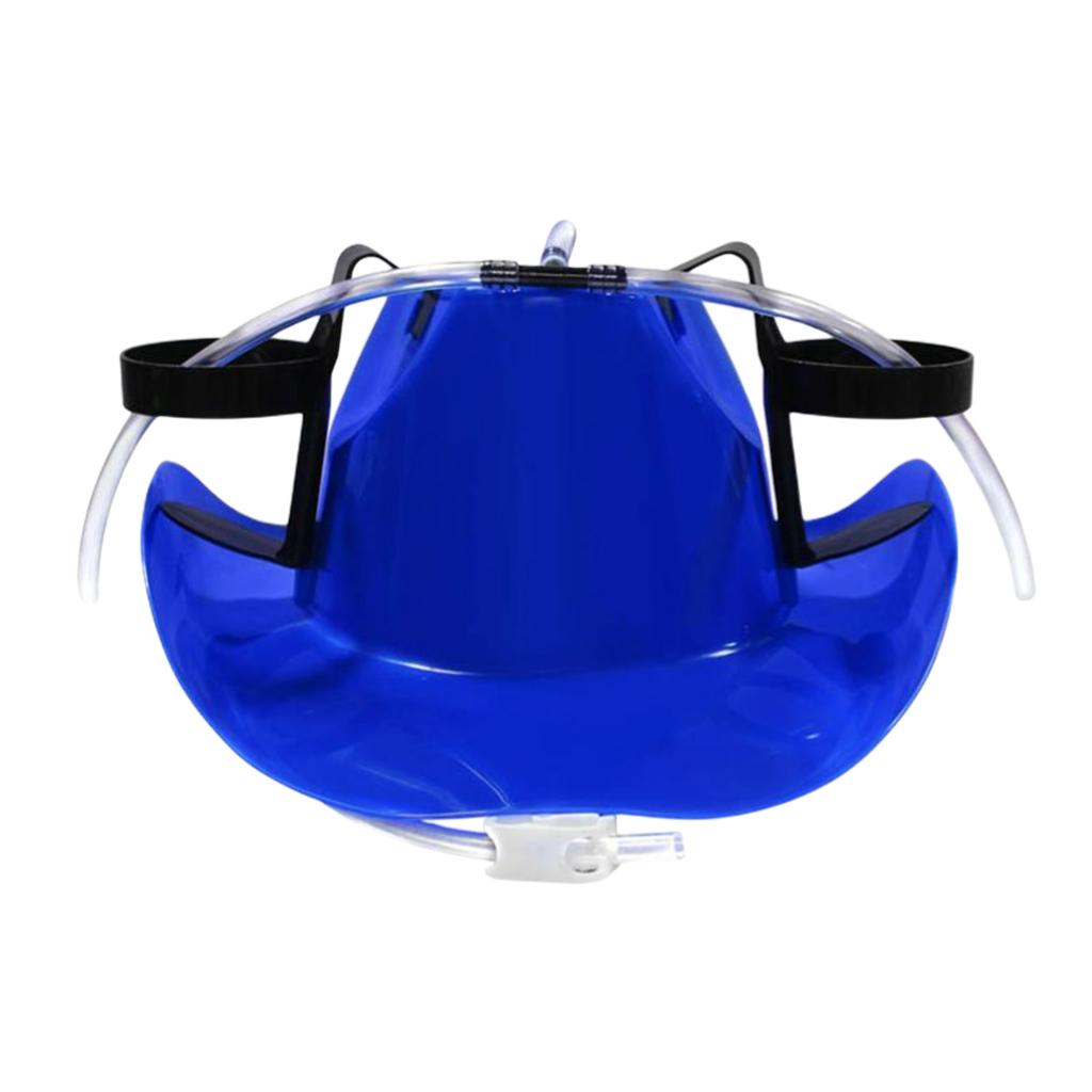 Funny Drinking Helmet Can Holder Party Fun Beverage Gadgets with Straw Drinker Favor Hat Beer Hat cowboy Hat Drink Toy Gifts