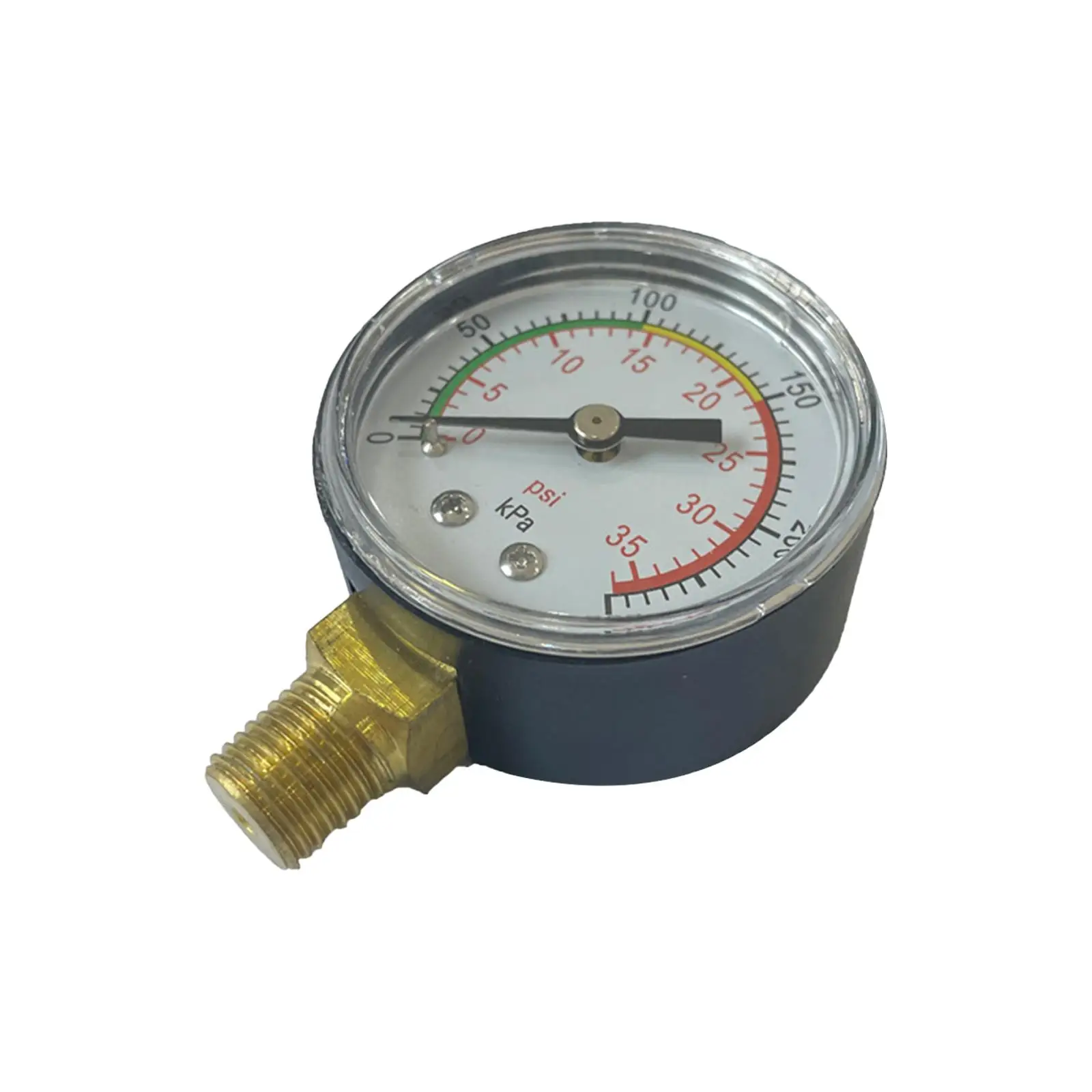 Pressure Gauge for Swimming Pool Accuracy Multifunctional Dual Scale Pool Sand Filter Pressure Gauge for Pools Spas Accessories