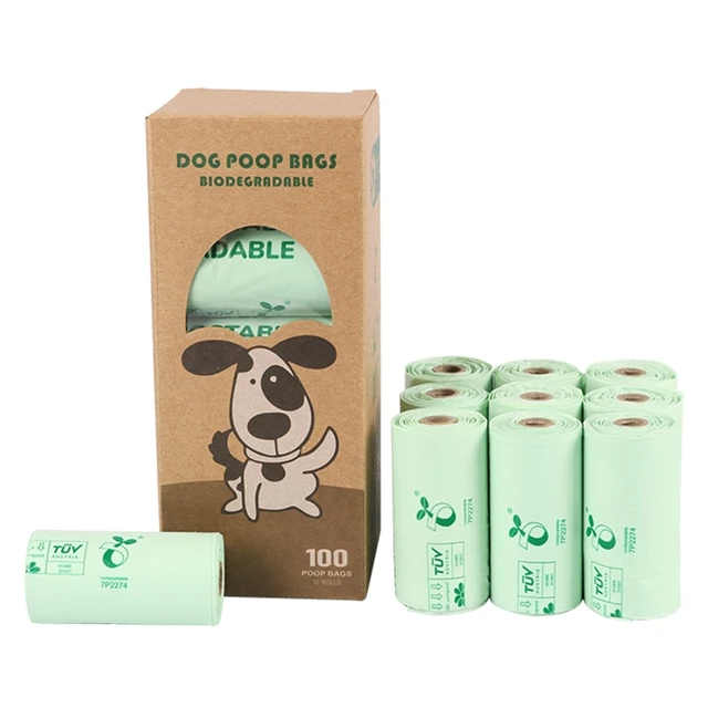 Deodoo bioderadable dog poop bags bulk Biobase Sakura scented pet bag  degradable cat waste bags eco-friendly doggie bags - AliExpress
