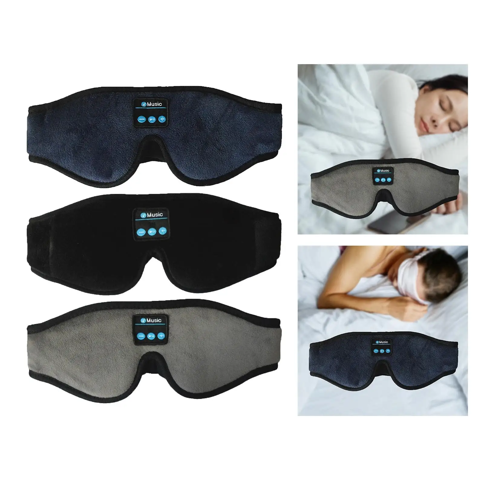  Bluetooth 5.0 Unique Gifts  Earphone Stereo Speakers Sleep Artifact Bluetooth Eye  for Men Women