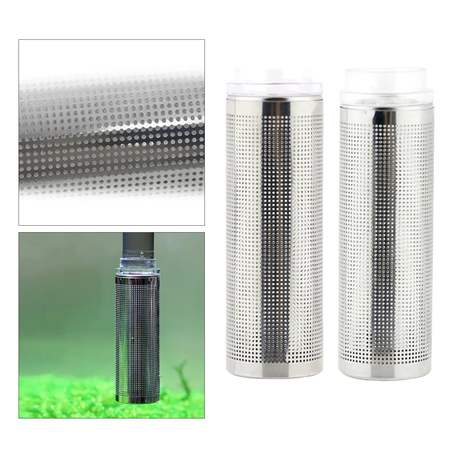 Aquarium Filter Mesh, Inflow Inlet Filter Mesh Cover, Intake Strainer Filtration Net