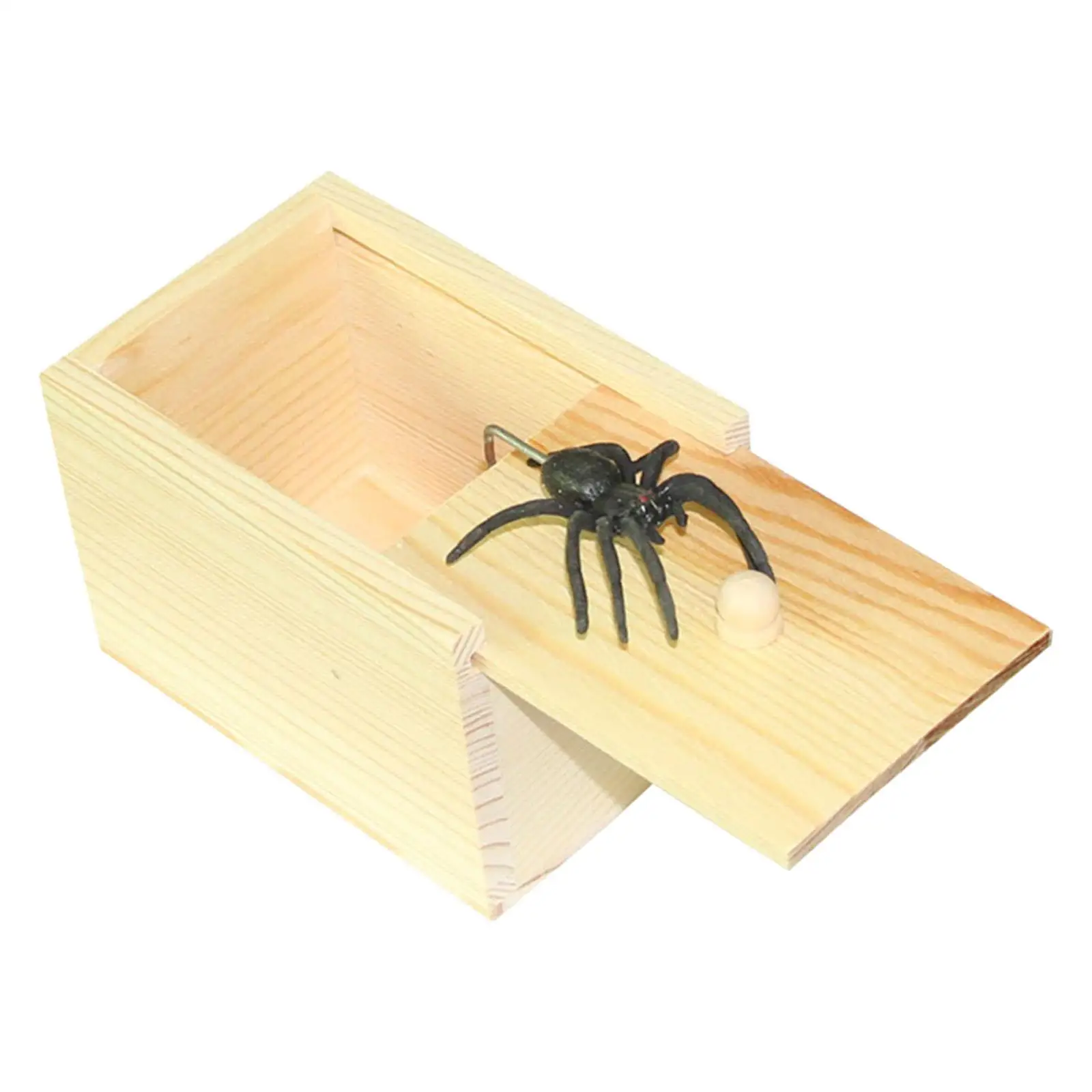 Spider prank case Tricky Toy Handmade Fun Practical Joke Boxes for Halloween Gifts