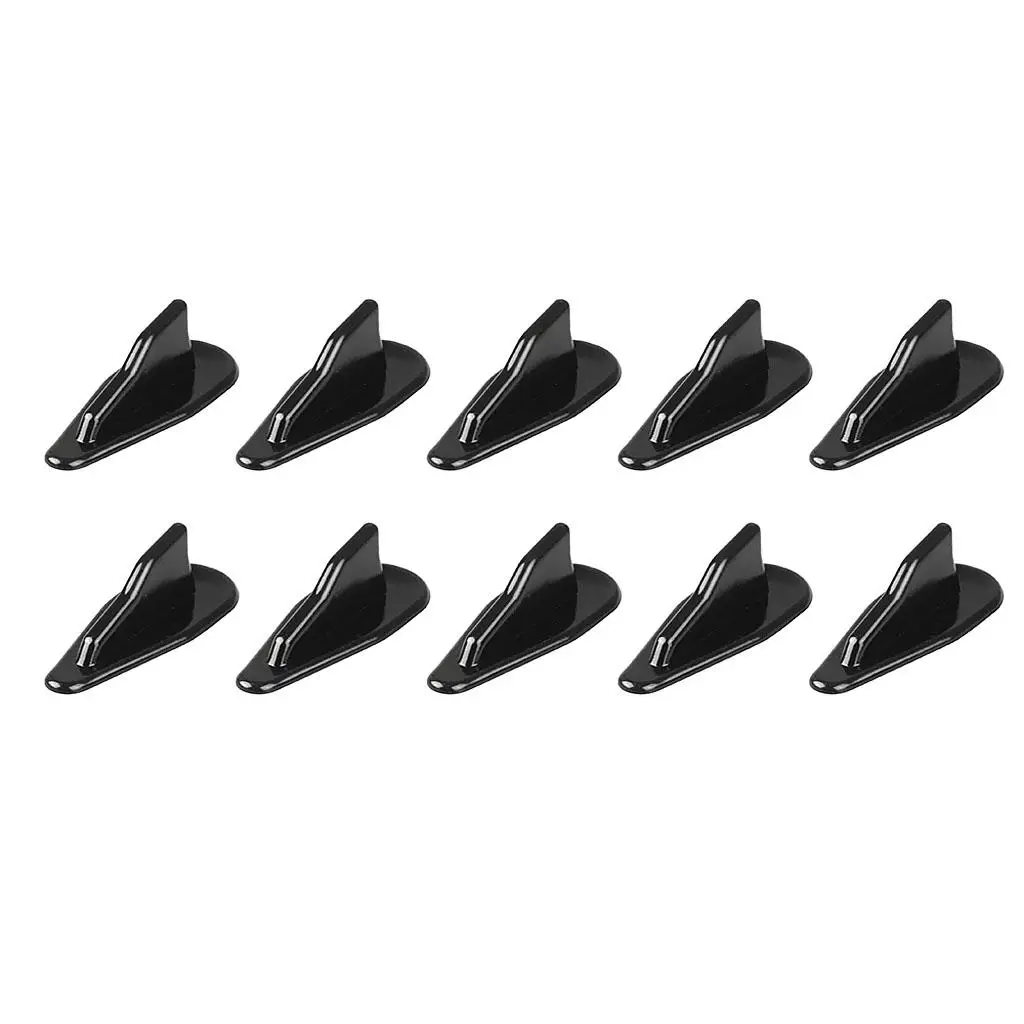 10 Pieces Air  EVO Style Shark Fin Tail Decoration for Cars Roof