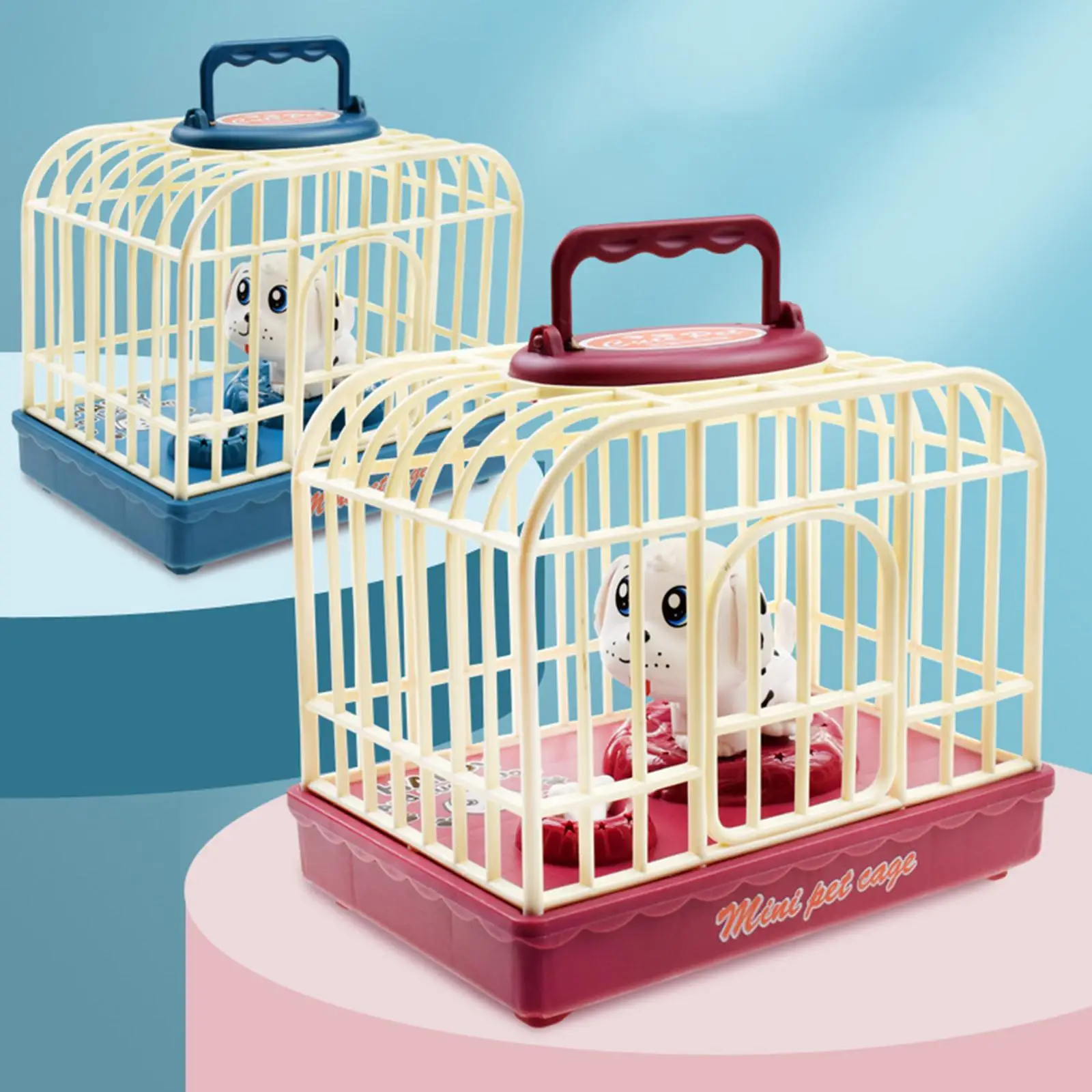 Dog Cage Toy Sound Control, Battery Powered for Toddler Child 6 Months and up Birthday Gifts