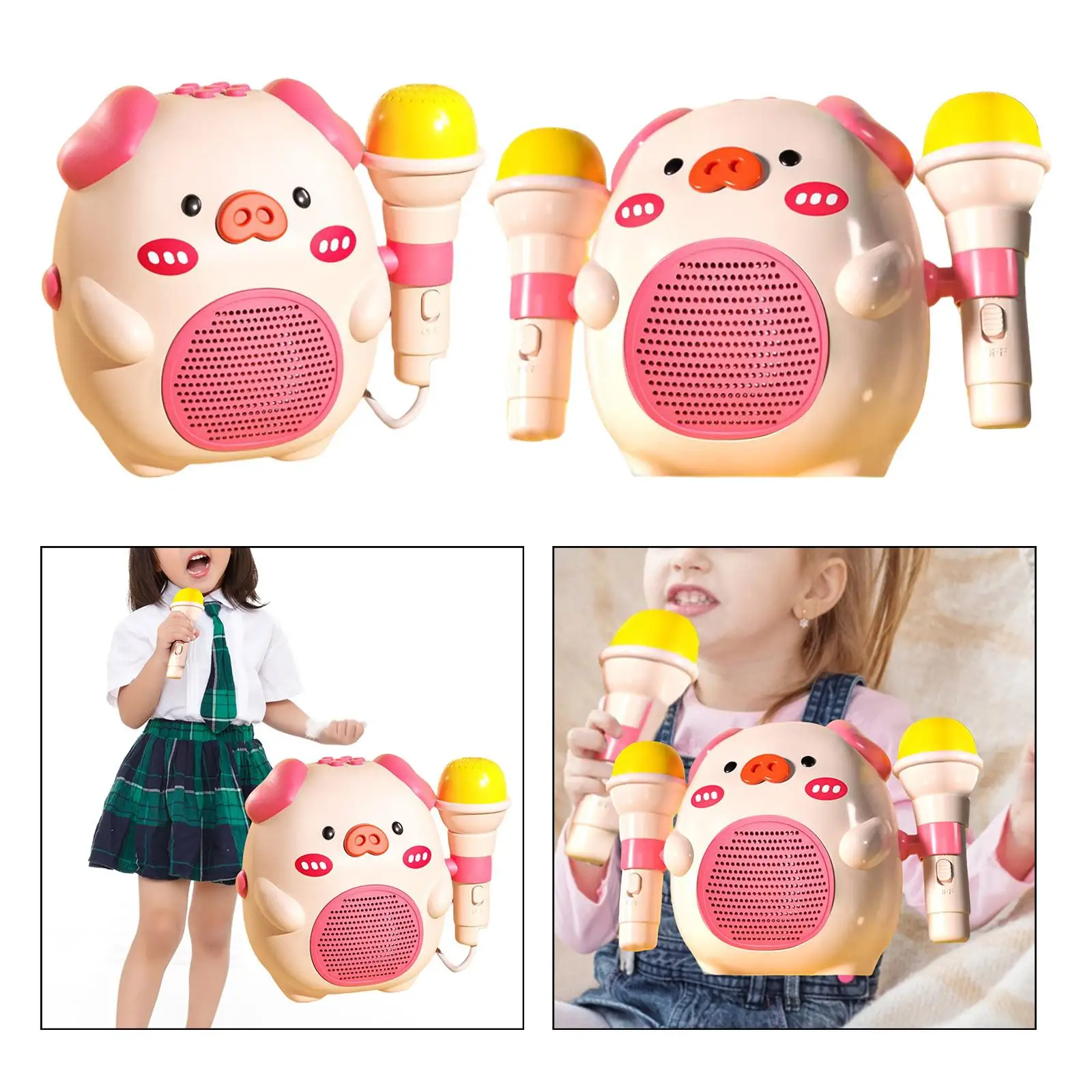 Children Toy Speaker Sing Machine microphone Portable Machine for Birthday Indoor Travel Activities Outdoor